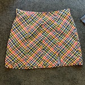 Urban Outfitters Plaid mini skirt